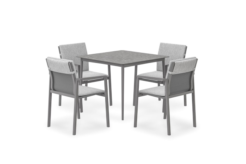 Doram design - meble ogrodowe - Madera zestaw jadalniany 2