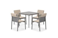 Doram design - meble ogrodowe - Madera zestaw jadalniany 2