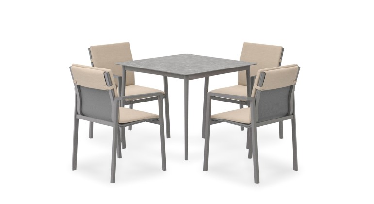 Doram design - meble ogrodowe - Madera zestaw jadalniany 2