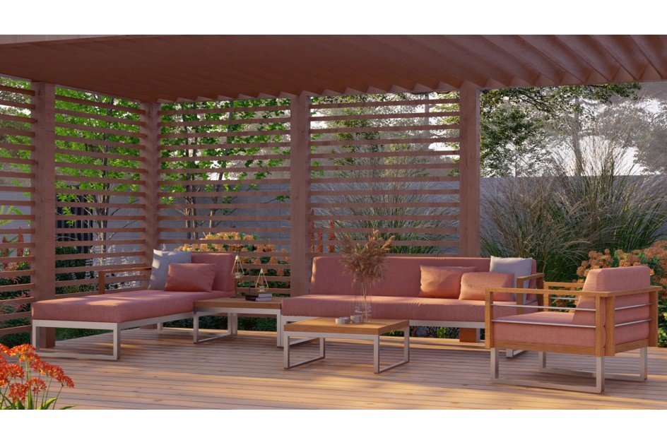 Szezlong ogrodowy prawy SYDNEY - Doram design