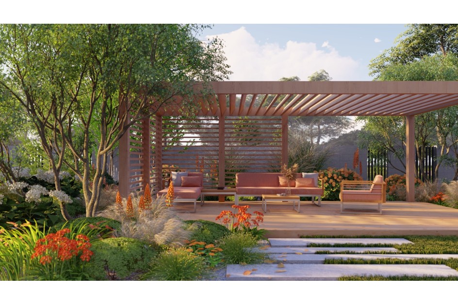 Sofa wypoczynkowa ogrodowa 3os. SYDNEY