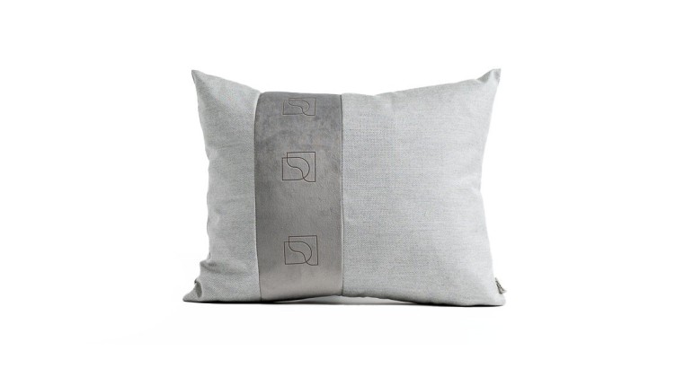 Poduszka dekoracyjna Aluminium 50x40cm