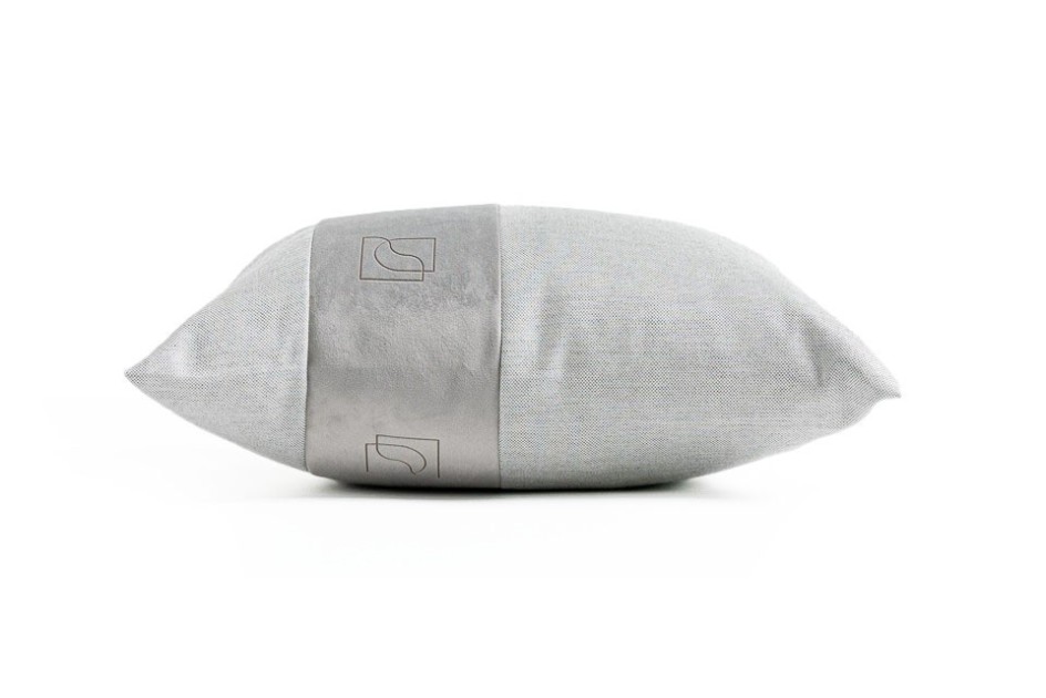 Poduszka dekoracyjna Aluminium 50x40cm