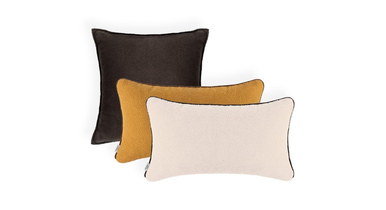 Zestaw poduszek dekoracyjnych Trio Boucle