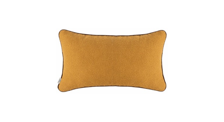 Poduszka dekoracyjna boucle Bright Gold 50x30