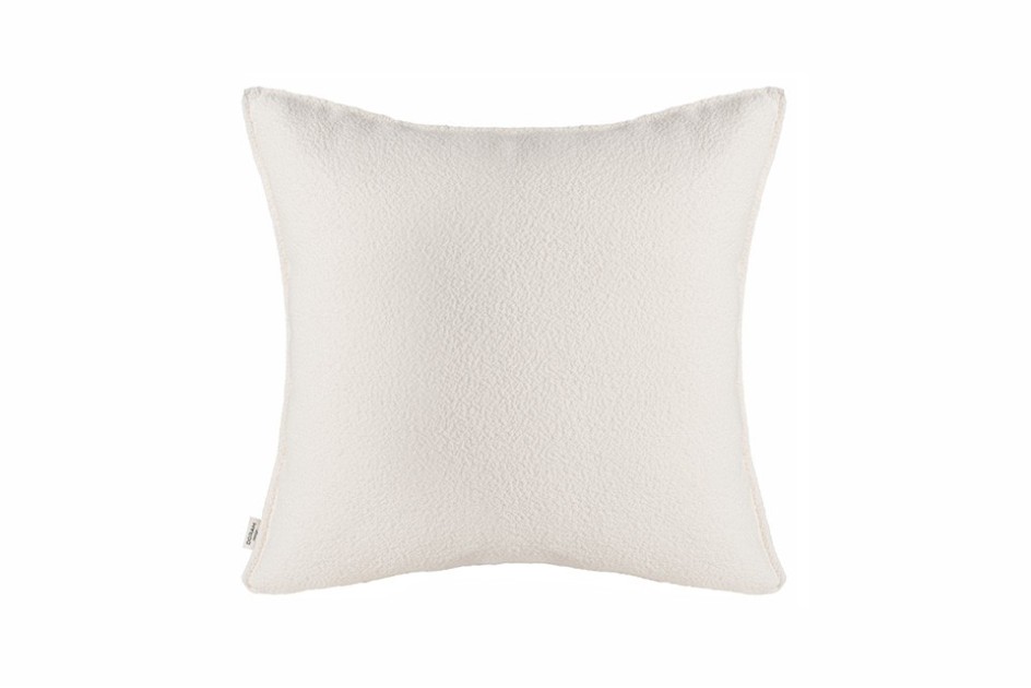 Poduszka dekoracyjna boucle Lucent White