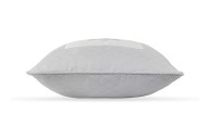 Srebrna poduszka zimowa Snowflake IV  50x50 cm