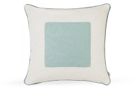 Poduszka dekoracyjna Screen Turkus/Vanilla 50x50 cm
