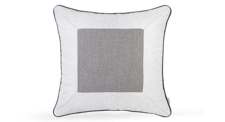 Poduszka dekoracyjna Screen Antracite/Grey 50x50 cm