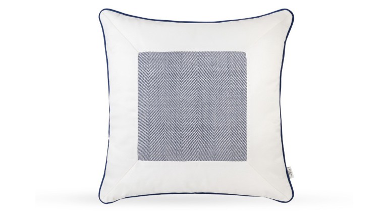 Poduszka dekoracyjna Screen Navy/White 50x50 cm