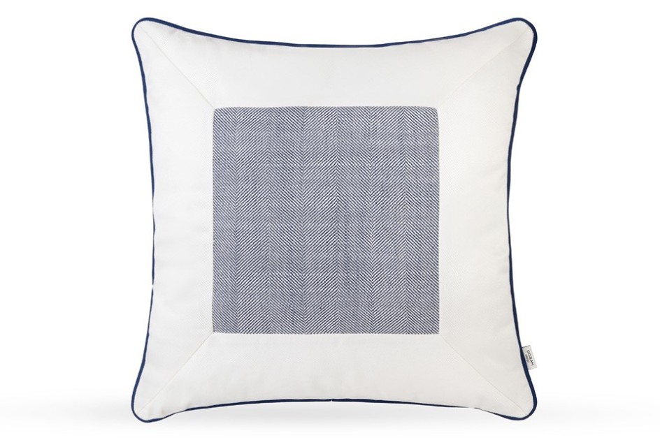 Poduszka dekoracyjna Screen Navy/White 50x50 cm