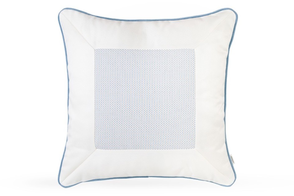 Poduszka dekoracyjna Screen Blue/White 50x50 cm