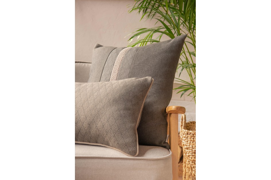 Poduszka dekoracyjna Pikko Taupe 50 x 30 cm