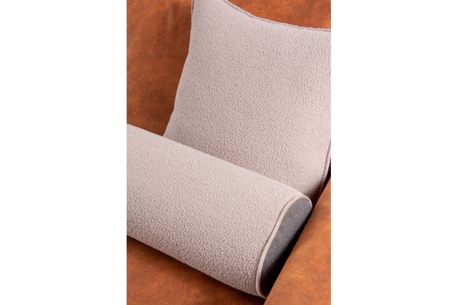 Poduszka dekoracyjna wałek boucle Porpoise