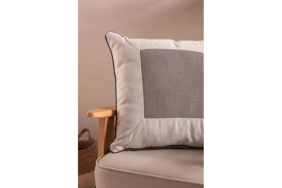 Poduszka dekoracyjna Screen Antracite/Grey 50x50 cm