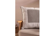 Poduszka dekoracyjna Screen Antracite/Grey 50x50 cm