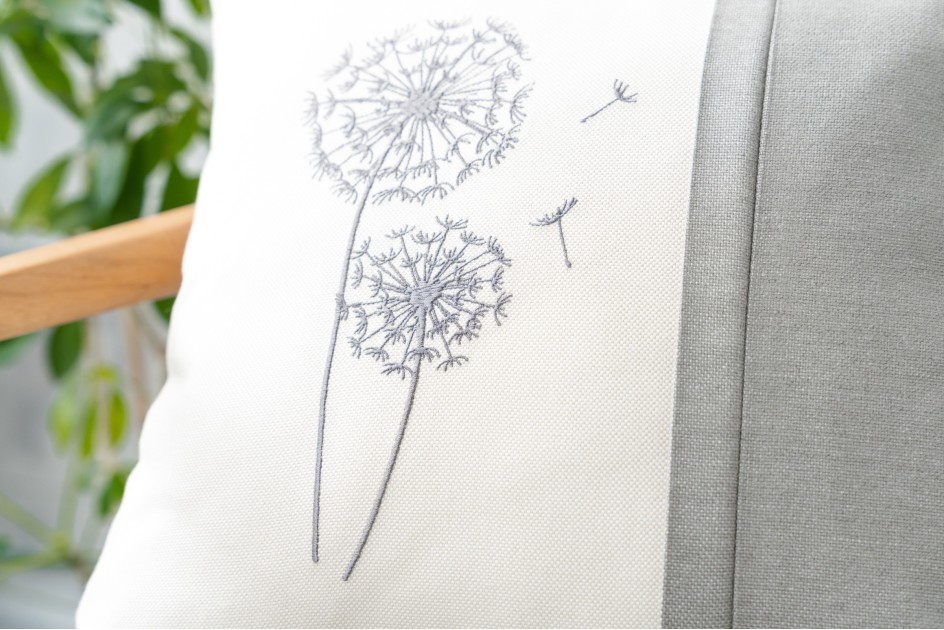 Poduszka dekoracyjna Dmuchawiec Stone 45 x 45 cm