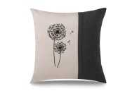 Poduszka dekoracyjna Dmuchawiec Antracyt 45 x 45 cm