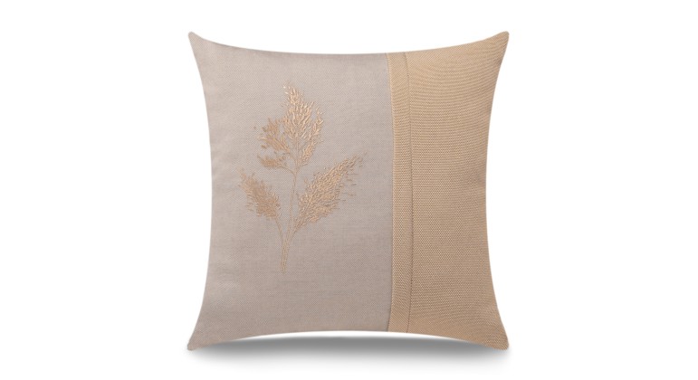 Poduszka dekoracyjna Miskant Beż 45 x 45 cm
