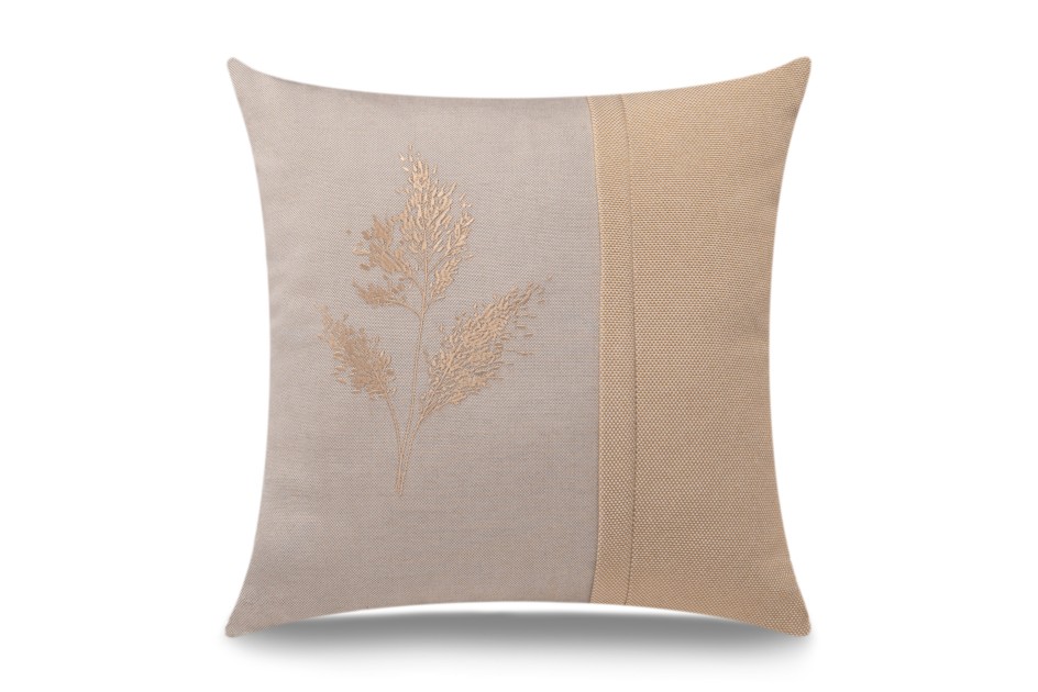 Poduszka dekoracyjna Miskant Beż 45 x 45 cm