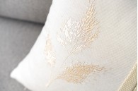 Poduszka dekoracyjna Miskant Beż 45 x 45 cm