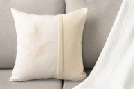 Poduszka dekoracyjna Miskant Beż 45 x 45 cm