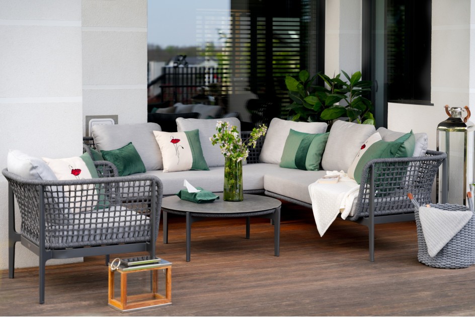 Ogrodowa sofa narożna SAN DIEGO - Doram design