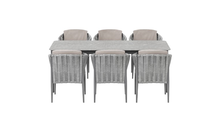 Doram design - meble ogrodowe - Madera zestaw jadalniany 3