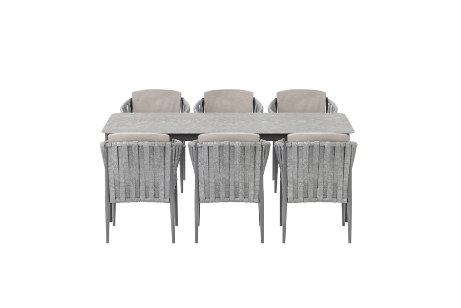 Doram design - meble ogrodowe - Madera zestaw jadalniany 3