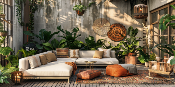 Meble ogrododwe w stylu boho: jak stworzyć relaksującą oazę w ogrodzie?