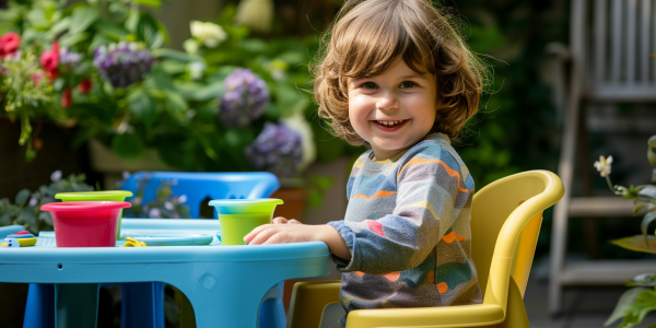 Meble ogrodowe dla dzieci: bezpieczeństwo i zabawa w jednym