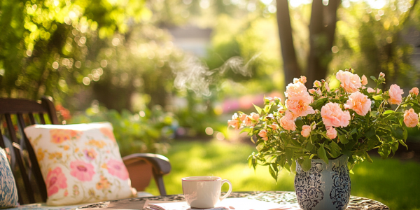 Stwórz własny kącik kawowy w ogrodzie: inspiracje i pomysły